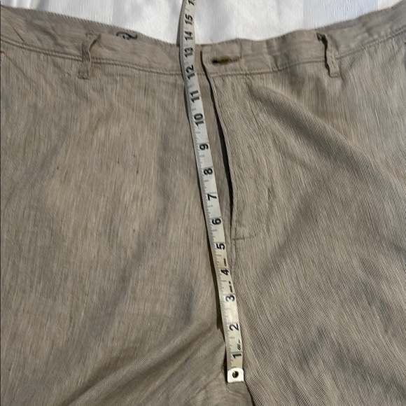 TOMMY BAHAMAS Men's Tan bermudas cotton linen blend size 38 - Picture 7 of 13